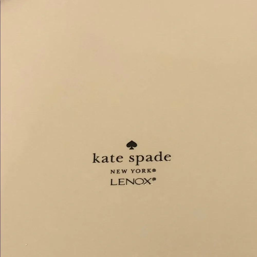 ✨HOST PICK✨ Kate Spade Lenox Classic White Dinner Plates with Blue Trim NWOT - Picture 3 of 3